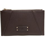Fancy Metal Goods Ltd Alice Wheeler - Novčanik za sitninu - Suede Kensington, Chocolate | Eponuda.com