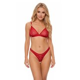 Obsessive Crimessa 2-pcs Set Red S/M | shoptok.hr