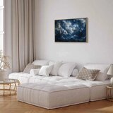  Slika - Astronomical Wonders: Clouds and Stars in Harmonious Combination 120x80 U prirodnom drvenom okviru | shoptok.hr