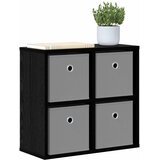  Kreveta s ladicama Crni hrast 49,5 x 22 x 47 cm | shoptok.hr