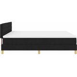  Krevet s opruga kutije s jastukom Crna 180 x 200 cm tkanina | shoptok.hr