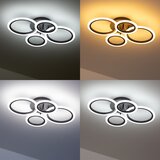Brilagi led prigušiva stropna svetiljka orbits LED/50W/230V 3000-6500K antracit + sa daljinskim upravljačem | Eponuda.com