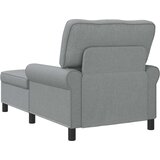  Ležaljka s jastukom Svijetlo siva 91 x 157 x 91 cm tkanina | shoptok.hr