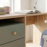 Mömax Pisalna Miza Whenua, Barva Hrasta, Žajbljevo Zelena | Shoptok.si