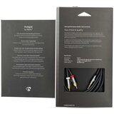 Nedis CATB22200GY20 Stereo audio kabl, 3,5 mm muški, 2x RCA muški, Pozlaceni, 2,00 m, Okrugli, Sivi Cene
