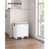 Songmics Koš za smeti 2x 15 L, siv | Shoptok.si