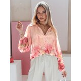 DStreet Koszula damska oversize w kwiaty KWIACYNTA różowa | Shoptok.si
