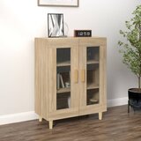 vidaXL Komoda boja hrasta sonome 69,5x34x90 cm od konstruiranog drvo | shoptok.hr
