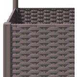  Vrtna sadilica s rešetkom smeđa 40 x 40 x 136 cm PP | Eponuda.com