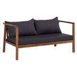 Bessagi Garden Lounge Garnitura Pia, Temno Siva, Akacija, 4-Delno | Shoptok.si