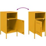  Noćni ormarići 2 kom boje senfa 36x39x68 cm čelični | shoptok.hr