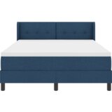  Postelja boxspring z vzmetnico z vzmetnico Modra 160 x 200 cm, (5000128571) | Shoptok.si