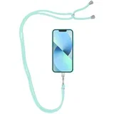 privjesak za telefon podesive duljine / duljina kabela 165 cm (max 82,5 cm u omči) / rame ili vrat – svijetlo zelena