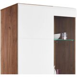 Mömax Vitrina Avensis, Bela, Barva Hrasta | Shoptok.si
