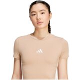 Adidas Majice s kratkimi rokavi Essentials 3-stripes Slim Baby Bež | Shoptok.si