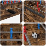  Fuzbal Stol Dimljeni hrast 125 x 60 5 x 80 cm Konstruirano drvo | shoptok.hr