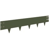  Ograda oko Travnjaka 50 pcs 100 x 20 cm Čelik Maslinastozelena | shoptok.hr