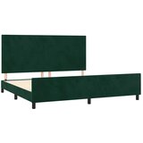  Okvir za krevet bez madraca tamnozeleni 200x200 cm baršunasti | Eponuda.ba