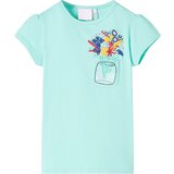 vidaXL Dječja majica svijetla boja mente 104 | shoptok.hr