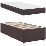  Krevetna konstrukcija Tamno smeđa 90 x 200 cm tkanina | shoptok.hr