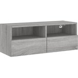  Zidni TV ormarić siva boja hrasta 80x30x30 cm konstruirano drvo | shoptok.hr