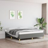  Okvir za krevet s oprugom tamnosivi 160x200 cm od tkanine | shoptok.hr