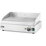 Hendi roštilj profi line, profi line, 1/2 ravno, 1/2 rebrasto, 230V/2400W, 527x404x(H)233mm | Eponuda.com