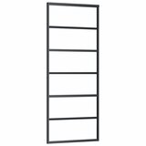  Klizna vrata s priborom ESG staklo i aluminij 76 x 205 cm | shoptok.hr