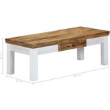  Klubska mizica 110x50x40 cm trden mangov les, (20908090) | Shoptok.si