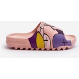 Boto Rubber Flip-Flops with Pink Monsters Print | ePonuda.com