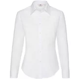 Fruit Of The Loom White lady-fit classic shirt Oxford