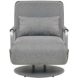 In okretna stolica sofa krevet od tkanine svjetlosivi | shoptok.hr