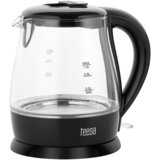 Teesa električno kuhalo za vodu, staklo, 1630 W, crno, 1 l | shoptok.hr