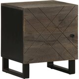 Maison Chic Dvo delni komplet Nočne omarice - Nočne mize črna 40x33x46 cm trden mangov les, (21690174) | Shoptok.si
