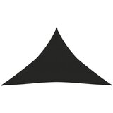 vidaXL Senčno jadro 160 g/m² črno 5x5x6 m HDPE | Shoptok.si