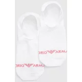 Emporio Armani Underwear Nogavice 2-pack ženske, bela barva, 292312 4R229