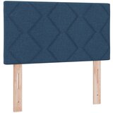 vidaXL Vzglavje Diamantni Blokov Design Modro 80 cm Tkanina, (22080185) | Shoptok.si
