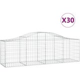  Lučne gabionske košare 30 kom 200x50x60/80 cm pocinčano željezo | Eponuda.com