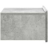  Stenski nočni omarici 2 pcs Betonsko siva 49 x 34,5 x 24 cm, (5000209502) | Shoptok.si