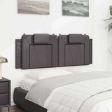 vidaXL Vzglavna stranica siva 120 cm umetno usnje, (21048581) | Shoptok.si