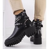 D/CEO Black patent leather insulated boots Campi | Shoptok.si