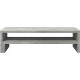 vidaXL Stojalo za monitor betonsko siva 54x22x15 cm inženirski les | Shoptok.si