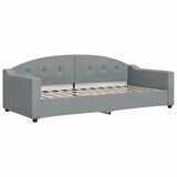  Dnevni krevet svjetlosivi 90 x 200 cm od tkanine | shoptok.hr