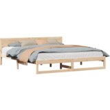  Okvir za krevet Prirodno drvo Čvrsta borovina 180 x 200 cm | shoptok.hr