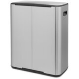 Brabantia Željezna kanta za smeće za odvojeni otpad/s pedalom u mat srebrnoj boji 60 l Bo – | shoptok.hr