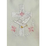  KRSTNI PRTIČEK s križcem in golobčkom KRSPRT 02 | Shoptok.si