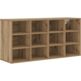 vidaXL Omara za čevlje s polico Obrtniški hrast 103 x 30 x 51 cm | Shoptok.si
