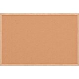 vidaXL Tabla iz plute z okvirjem iz masivnega borovega lesa 60x40 cm | Shoptok.si