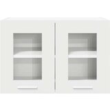 vidaXL Viseča omarica Riga Bela 60 x 31 x 40 cm Konstruiran les | Shoptok.si