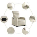  Naslonjač na podizanje od umjetne kože krem | shoptok.hr